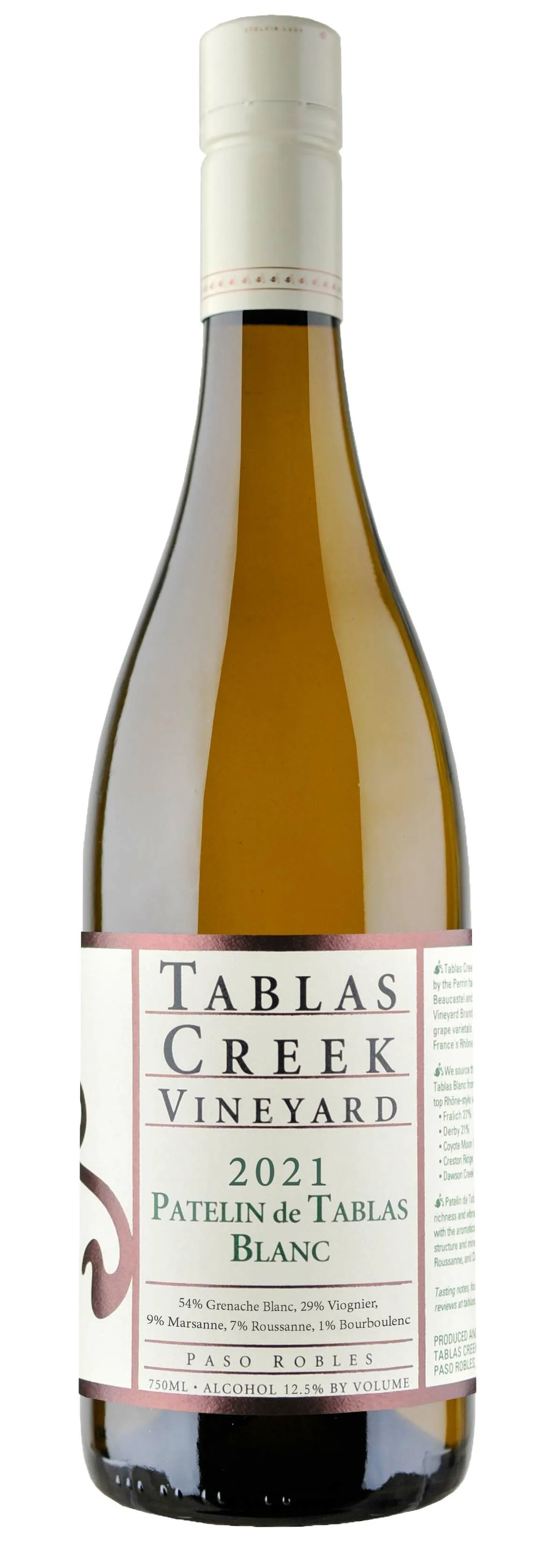 Bottle of Tablas Creek Vineyard Patelin de Tablas Blanc from search results