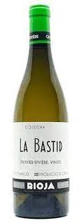 Bottle of Olivier Rivière La Bastid Rioja Blancowith label visible