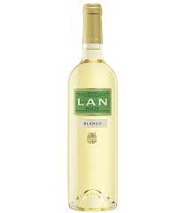 Bottle of Lan Rioja Blancowith label visible