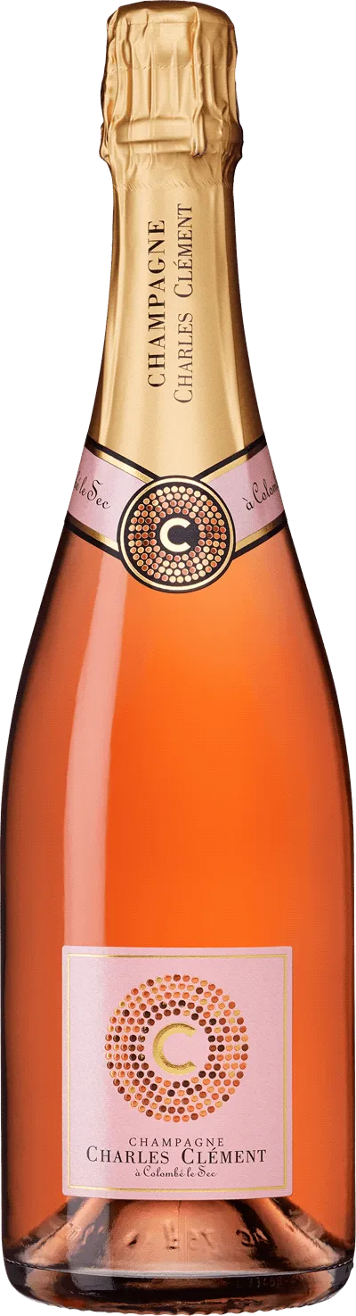 Bottle of Charles Clément Brut Rosé Champagne from search results