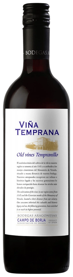 Bodegas Aragonesas Viña Temprana Old Vines Tempranillo