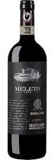 Bottle of Castello di Meleto Chianti Classico Riservawith label visible
