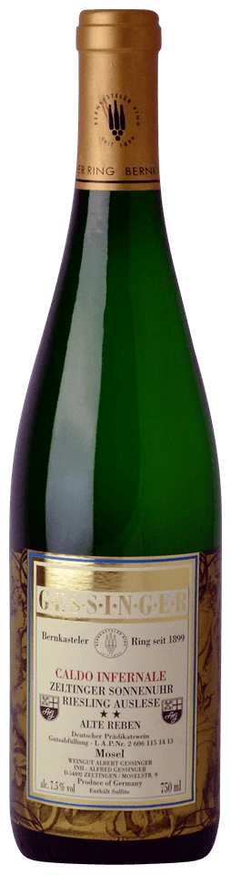 Gessinger Caldo Infernale Zeltinger Sonnenuhr Riesling Auslese Alte Reben
