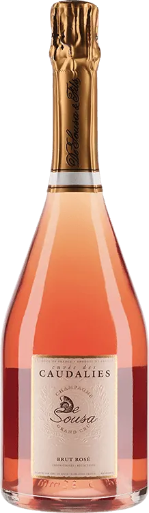 Bottle of De Sousa Cuvée des Caudalies Brut Rosé Champagne Grand Cru 'Avize' from search results