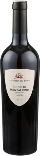 Bottle of Castiglion del Bosco Rosso di Montalcinowith label visible