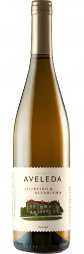 Bottle of Aveleda Vinho Verde Quinta da Aveledawith label visible