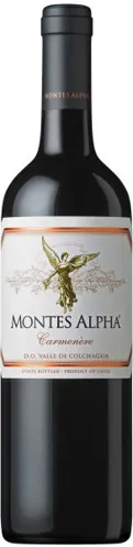 Bottle of Montes Alpha Carmenère from search results