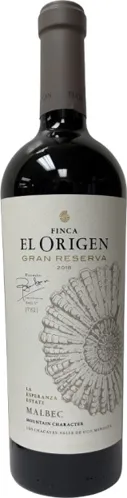 Bottle of Finca el Origen Gran Reserva Malbec from search results