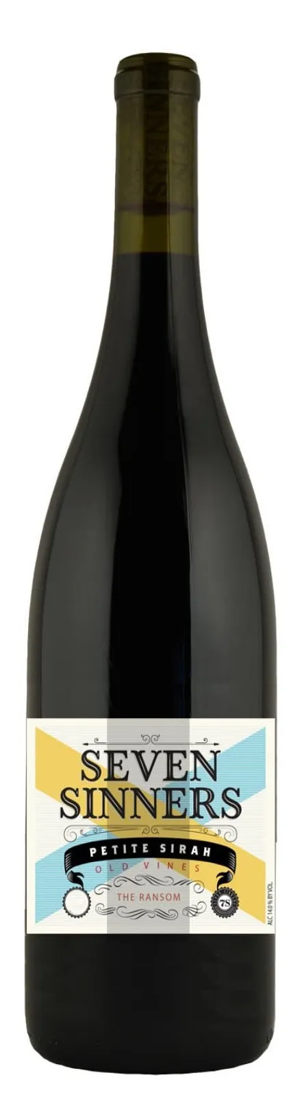Bottle of Seven Sinners Petite Sirah (The Ransom) from search results
