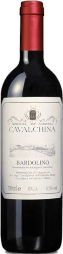 Bottle of Cavalchina Bardolinowith label visible