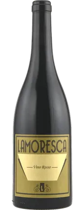 Bottle of Lamoresca Rossowith label visible