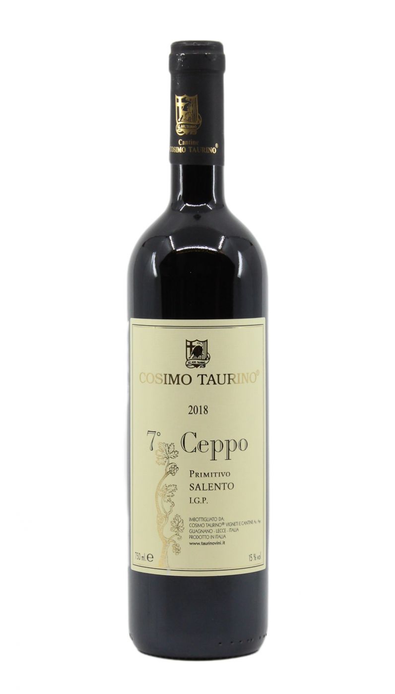 Bottle of Taurino 7° Ceppo from search results