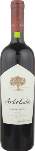 Bottle of Arboleda Carmenère from search results