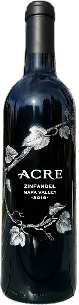 Bottle of Acre Zinfandelwith label visible