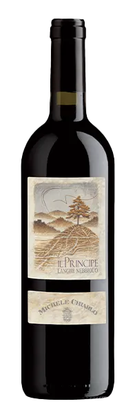 Bottle of Michele Chiarlo Il Principe Nebbiolo d'Albawith label visible