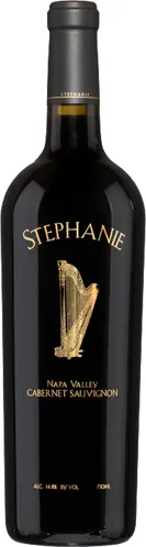 Bottle of Stephanie Cabernet Sauvignonwith label visible