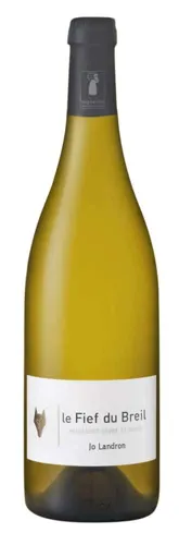 Bottle of Landron Le Fief du Breil Muscadet-Sèvre et Mainewith label visible