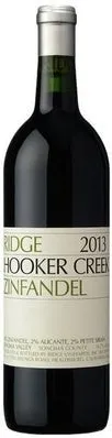 Bottle of Ridge Vineyards Hooker Creek Zinfandel from search results