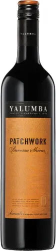Bottle of Yalumba Patchwork Shirazwith label visible