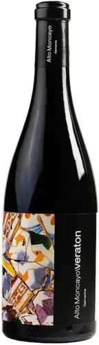 Bottle of Alto Moncayo Veraton Garnachawith label visible