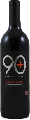 Bottle of 90+ Cellars Lot 107 Big Red Blendwith label visible