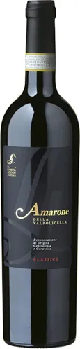 Bottle of La Giaretta Amarone della Valpolicella Classicowith label visible