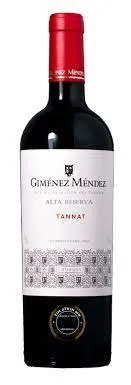 Bottle of Gimenez Mendez Alta Reserva Tannatwith label visible