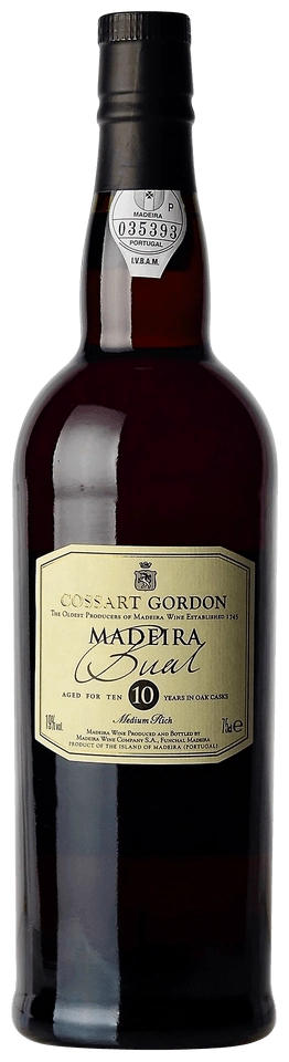 Cossart Gordon 10 Years Old Madeira Bual Medium Rich