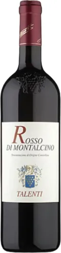 Bottle of Talenti Rosso di Montalcinowith label visible