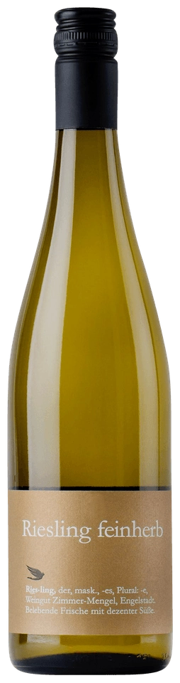 Zimmer Mengel Riesling Feinherb