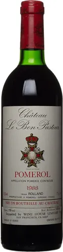 Bottle of Château Le Bon Pasteur Pomerol from search results