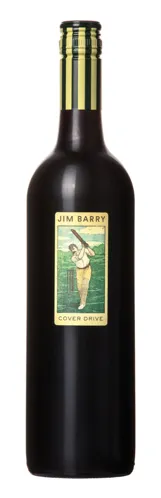 Bottle of Jim Barry The Cover Drive Cabernet Sauvignonwith label visible