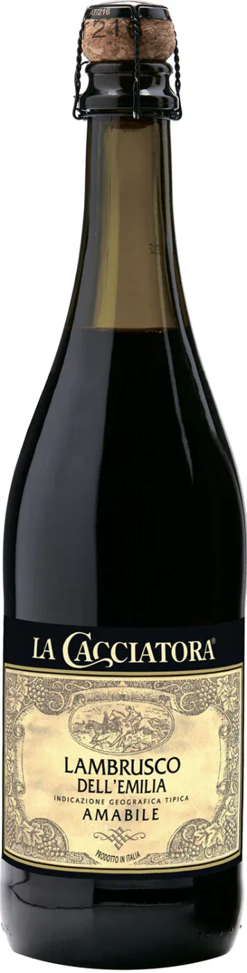 Bottle of La Cacciatora Lambrusco dell'Emilia from search results