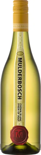 Bottle of Mulderbosch Chenin Blanc (Steen op Hout)with label visible