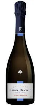 Bottle of Taisne Riocour Grande Réserve Brut Champagnewith label visible