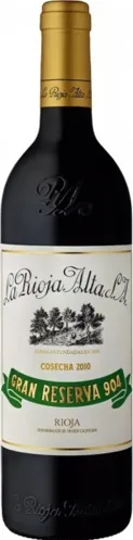 Bottle of La Rioja Alta Rioja Gran Reserva 904 from search results