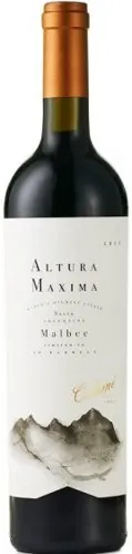 Bottle of Colomé Altura Máxima Malbec from search results