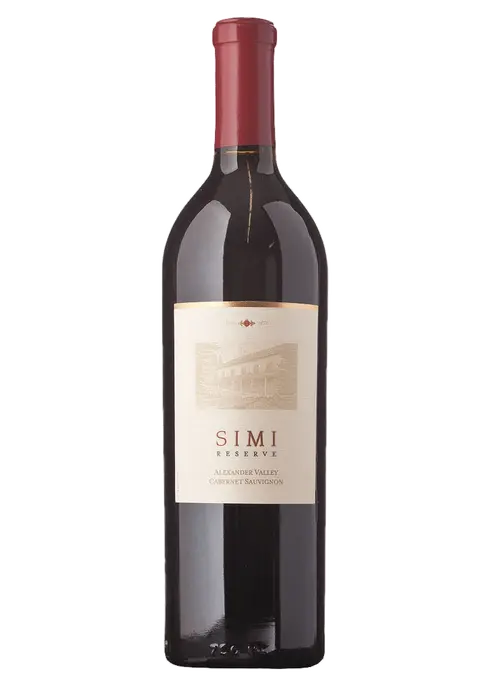 Bottle of SIMI Alexander Valley Reserve Cabernet Sauvignon from search results