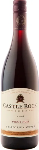 Bottle of Castle Rock California Cuvée Pinot Noirwith label visible