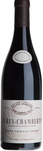 Bottle of Domaine Michel & Sylvie Esmonin Cuvée Vieilles Vignes Gevrey-Chambertinwith label visible