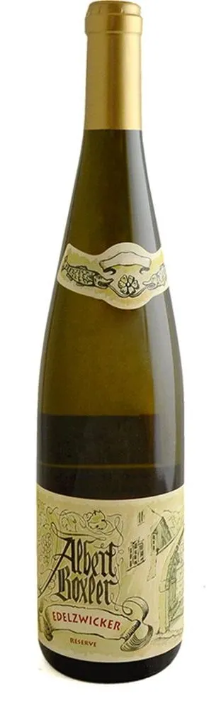 Bottle of Albert Boxler Réserve Edelzwickerwith label visible