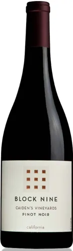 Bottle of Block Nine Caiden's Vineyards Pinot Noir from search results