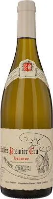 Bottle of Domaine Laurent Tribut Beauroy Chablis Premier Cruwith label visible