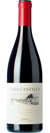 Bottle of Casa Castillo La Tendidawith label visible