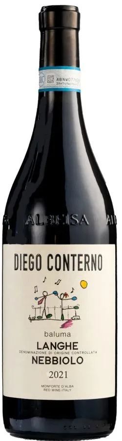Bottle of Diego Conterno Baluma Langhe Nebbiolo from search results