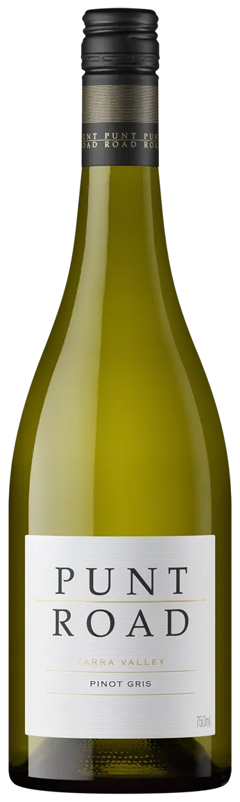 Bottle of Punt Road Pinot Gris Napoleone Vineyardwith label visible