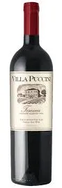 Bottle of Villa Puccini Toscana Oak Aged Redwith label visible