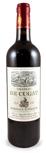 Bottle of Château de Cugat Bordeaux Supérieur from search results