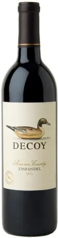 Bottle of Decoy Napa Valley Zinfandel from search results