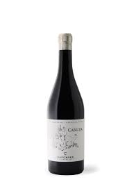 Bottle of Celler de Capçanes Cabrida Old Vines Garnachawith label visible